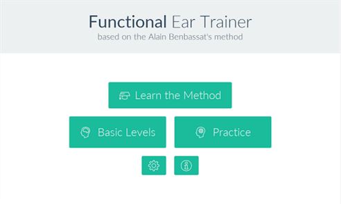 functional ear trainer application for desktop computer