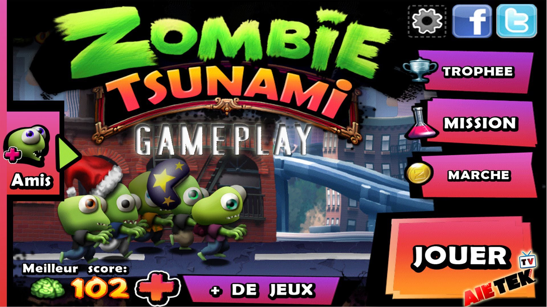 free download zombie tsunami poki