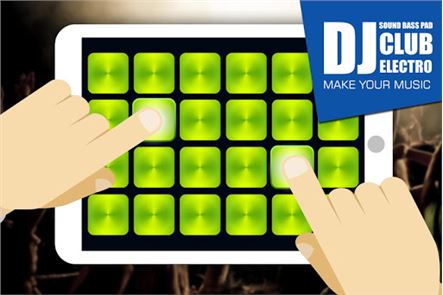 Dj electro club sound pad image