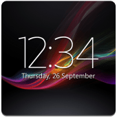 Digital Clock Widget Xperia