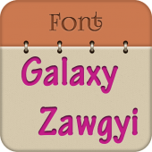 Zawgyi Design Galaxy Font